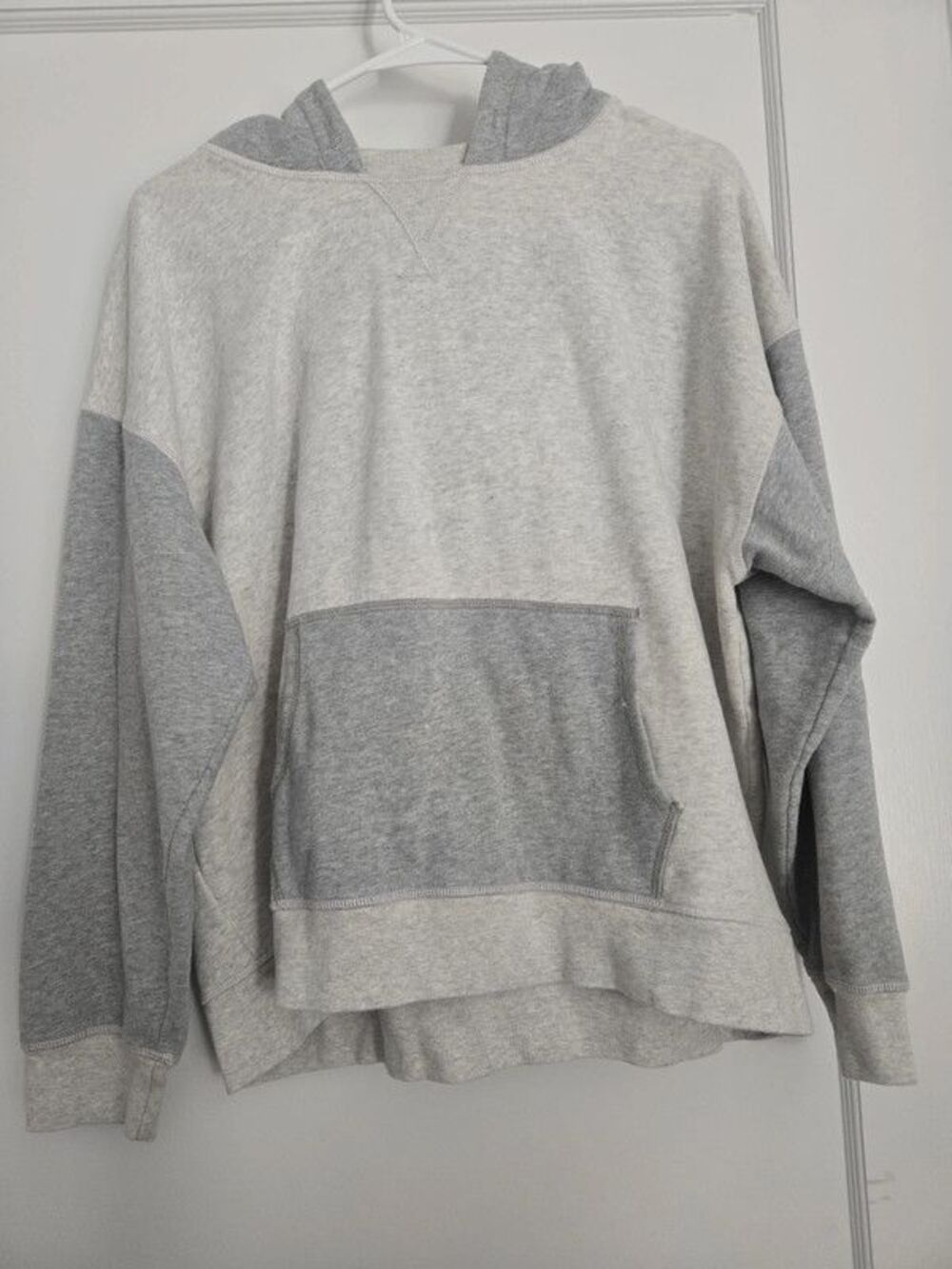 American Eagle Vintage Two Tone Colorblock Oversized Hoodie